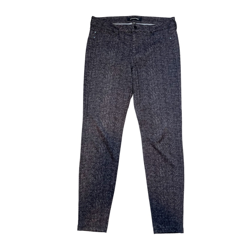 Liverpool Womens Size 8/29 gray Crosshatch Jegging‎ pants